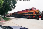 Sequence shot #3--CPKC freight with eight engines!!!!